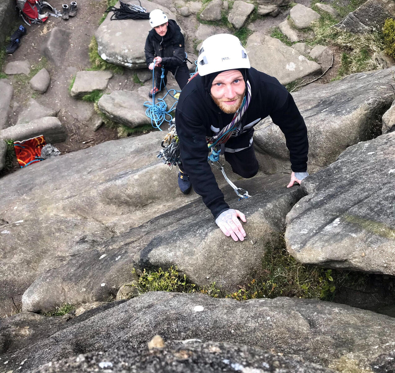 Learn to lead traditional climbs