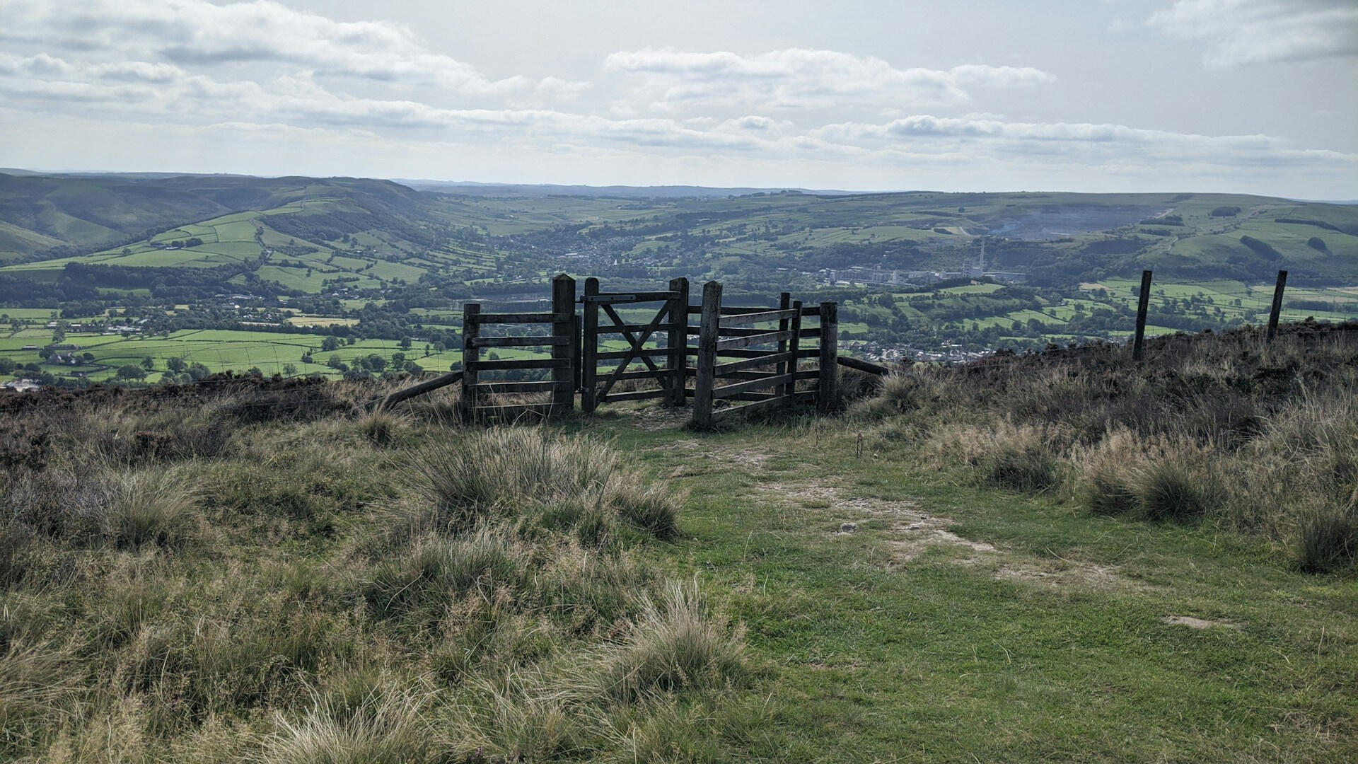 Lowland Leader walking group on countryside path